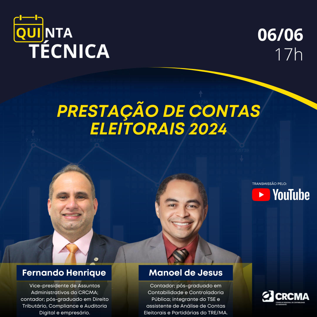 Inscreva Se J E Participe Da Quinta T Cnica Presta O De Contas