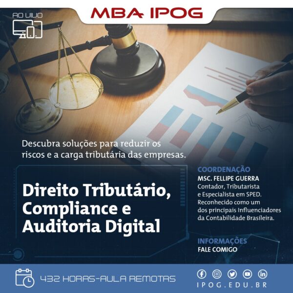 Curso IPOG – MBA Direito Tributário, Compliance e Auditoria Digital