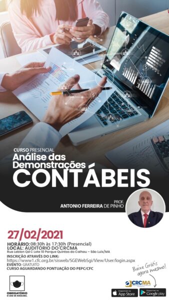 Sábado do Conhecimento Contábil – Participe do curso: Análise das Demonstrações Contábeis