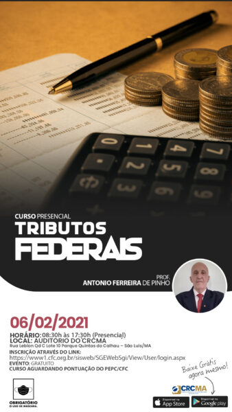 Sábado do Conhecimento Contábil – Tributos Federais (Curso Presencial)