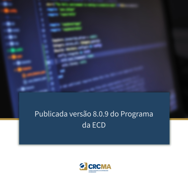 Publicada versão 8.0.9 do Programa da ECD