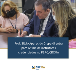 Prof. Silvio Aparecido Crepaldi entra para o time de instrutores credenciados no PEPC/CRCMA