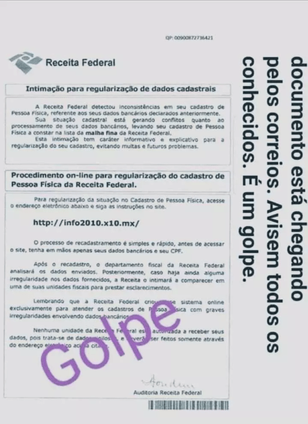 CARTA GOLPE