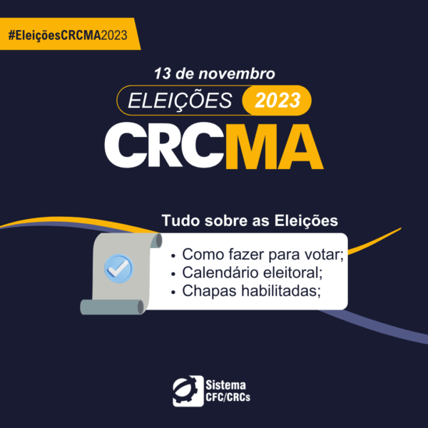 Saiba tudo sobre as Eleições CRCMA 2023 🗳️