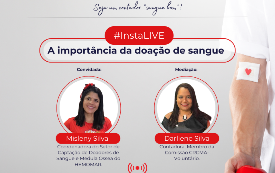 LIVE CRCMA NA SEMANA NACIONAL DO DOADOR