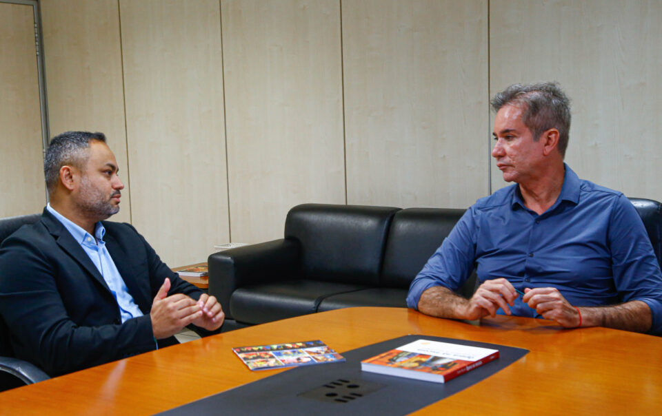 O secretario de Estado da Fazenda Marcellus Alves e o auditor Fiscal Gustavo de Souza de Oliveira Victorio Fotos Handson Chagas. 1