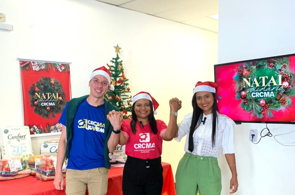 CRCMA e comissões Voluntário, Jovem e Mulher se unem em prol da campanha Natal Solidário