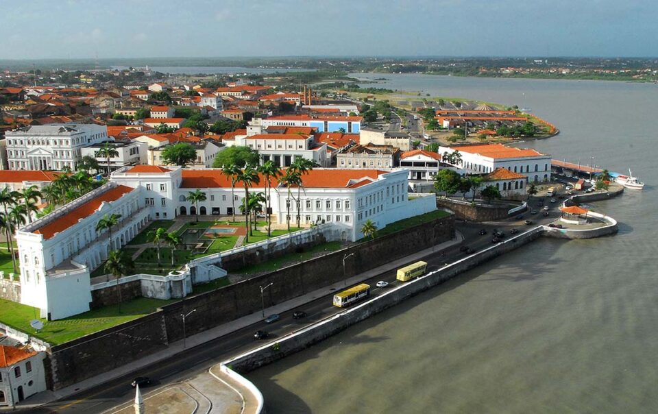 vista aerea centro historico sao luis