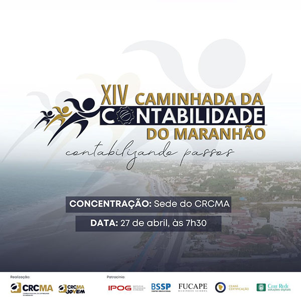 Participe da XIV Caminhada da Contabilidade do Maranhão! 📣