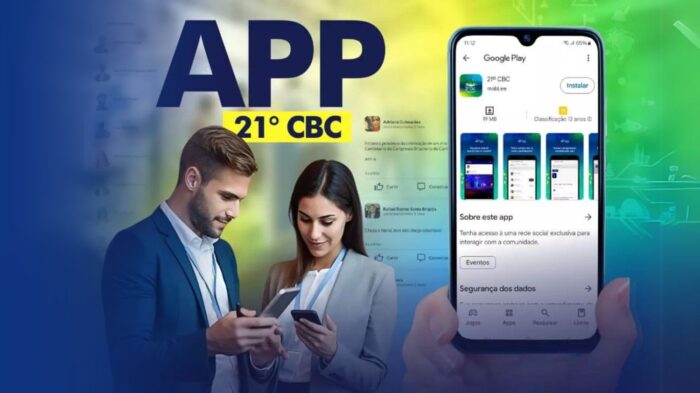 #21CBC: Disponibilizado aplicativo para participantes do evento